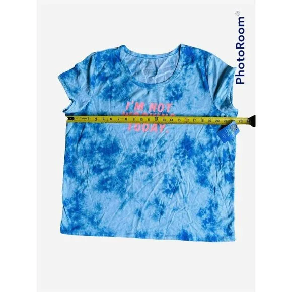 Sleep Chic Mommy & Me Women's Tie Dye Blue Pajama Set NWT Size XL (C4) - Picture 2 of 5